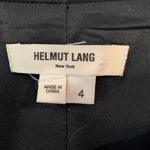 Helmut Lang Charcoal Midi Dress Size 4 - Picture 2 of 4